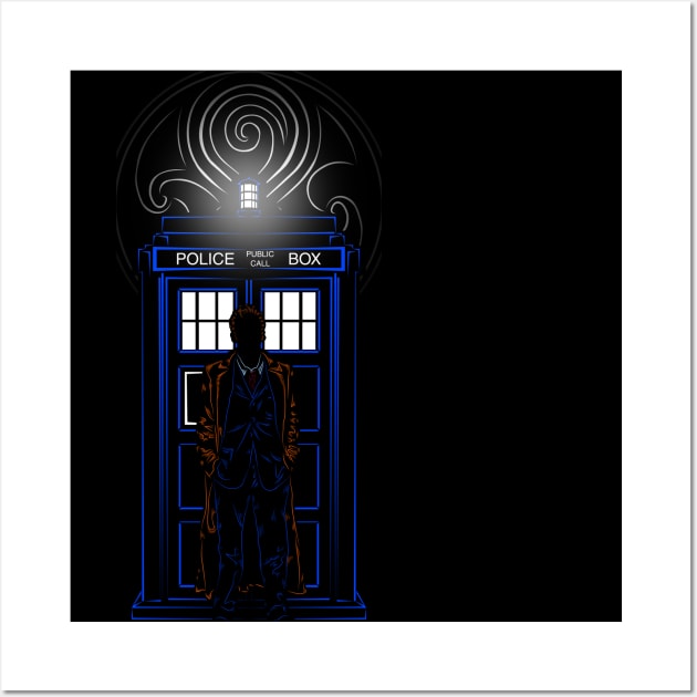 Time Lord Wall Art by Bomdesignz